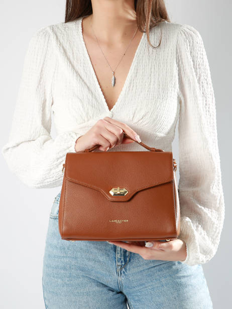 Cross Body Tas Milano Cosmos Leder Lancaster Beige milano cosmos 55 ander zicht 1