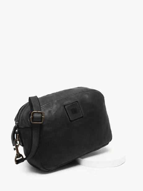 Cross Body Tas Heritage Leder Biba Zwart heritage BT24 ander zicht 2