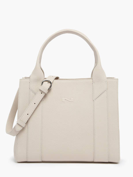 Handtas Breda Leder Nathan baume Beige mondrian 2