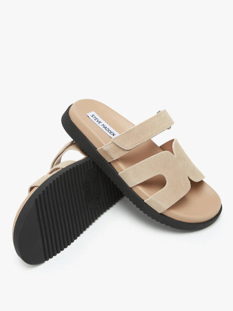 Slippers Missile Uit Leder Steve madden Beige women 11003028 ander zicht 1