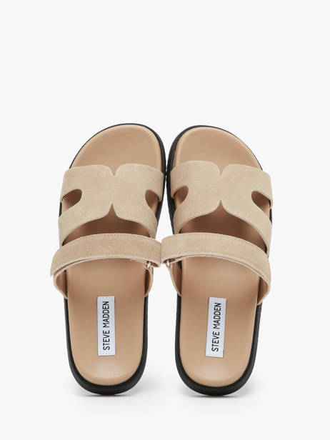 Slippers Missile Uit Leder Steve madden Beige women 11003028 ander zicht 2