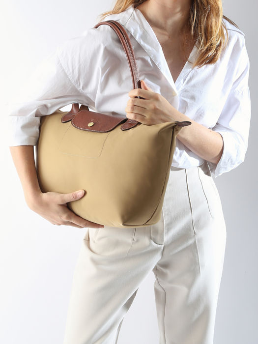 Longchamp Le pliage original Shopping Geel