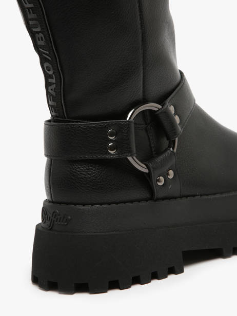 Laarzen Pluto Biker Buffalo Zwart women 1270103 ander zicht 3