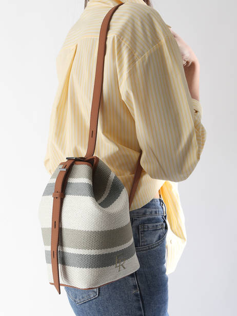 Cross Body Tas Rugzak S Cavalier Toile Etrier Beige cavalier toile ECLT126S ander zicht 2