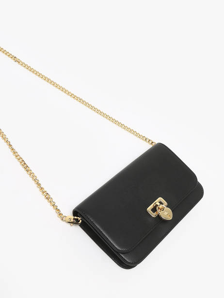 Avondtas Tanner Heart Padlock Leder Lauren ralph lauren Zwart tanner 32962115 ander zicht 2