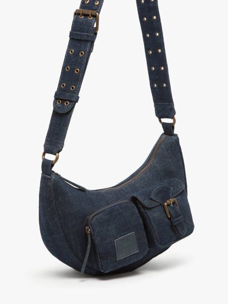 Schoudertassen Cargo Denim Katoen Basilic pepper Blauw cargo denim BCAD04 ander zicht 2