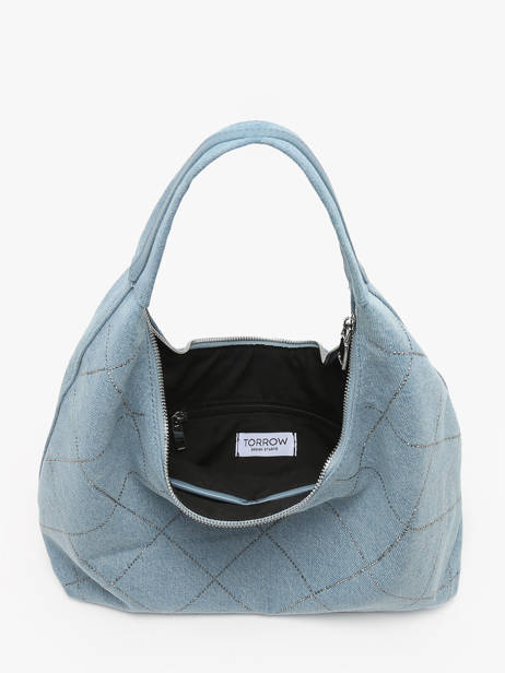 Schoudertassen Paname Katoen Torrow Blauw paname TPAN03 ander zicht 3