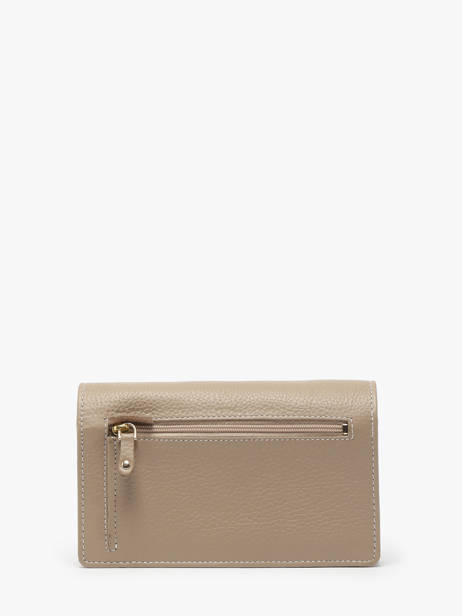 Portefeuille Caviar Leder Crinkles Beige caviar 14001 ander zicht 3