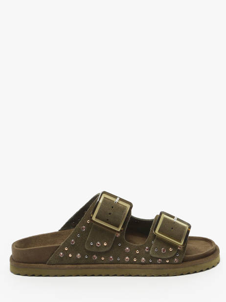 Slippers Fusbett Colors of california Groen women HCBIOW05