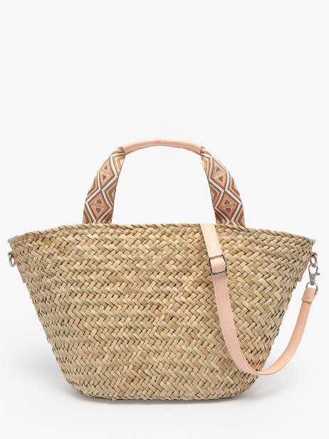 Handtas Estival Stro Le voyage en panier Oranje estival PM848 ander zicht 4