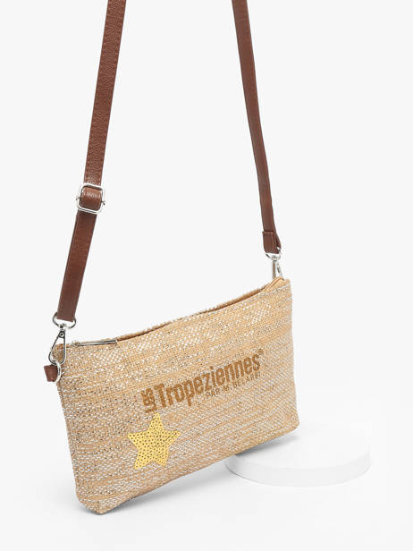 Cross Body Tas Panama Papier Les tropeziennes Beige panama TZ02 ander zicht 2