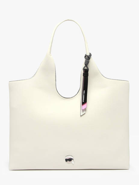 Schoudertas K Ikon Polyurethaan Karl lagerfeld Beige k ikon A3W30096