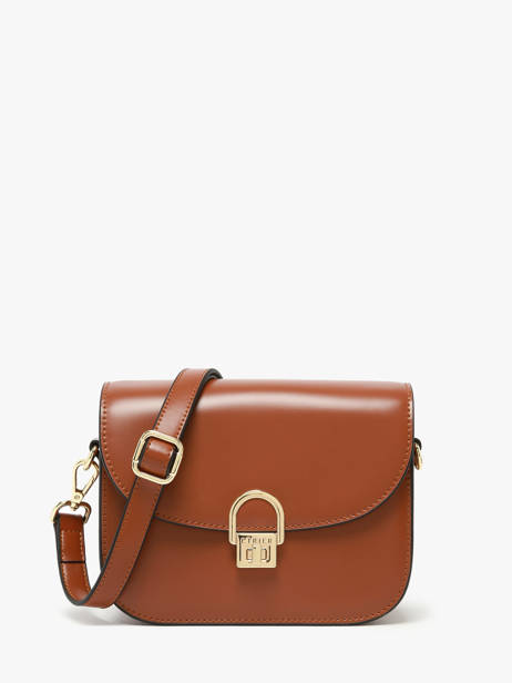 Cross Body Tas M Altair Leder Etrier Bruin altair EALA081M