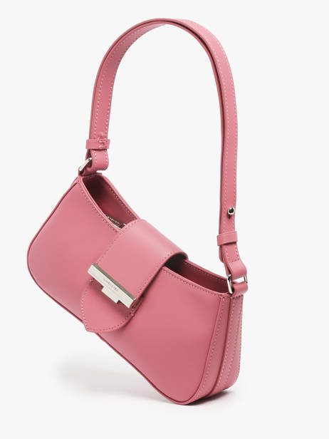 Schoudertas Paris Ily Leder Lancaster Roze paris ily 40 ander zicht 2