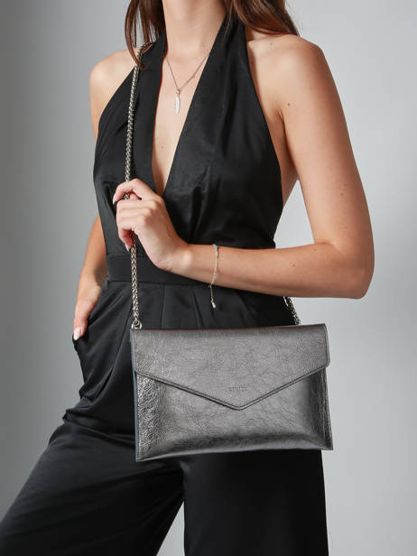 Clutch Paddock L Leder Etrier Zilver paddock EPAD075L ander zicht 1