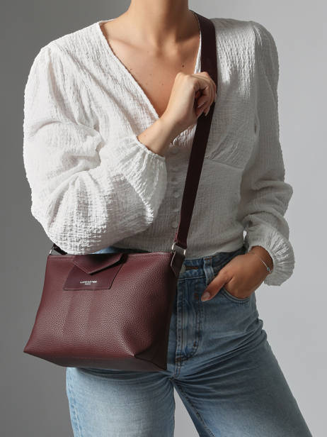 Cross Body Tas Maya Double Kba Lancaster Rood maya double kba 105 ander zicht 1