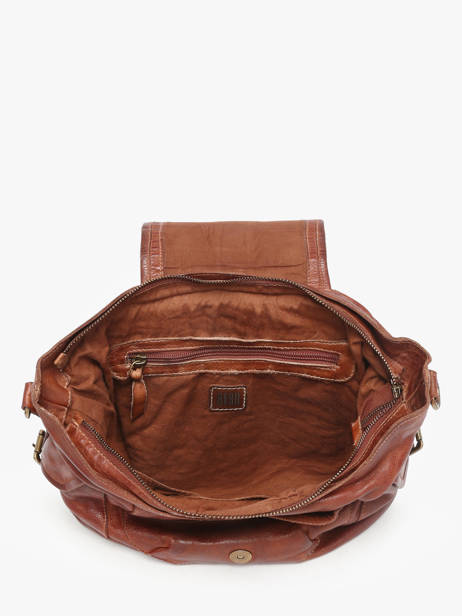 Schoudertas Heritage Leder Biba Bruin heritage CLT1L ander zicht 3