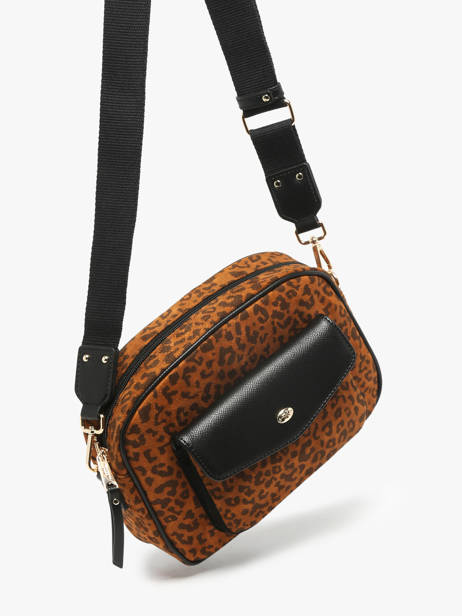 Cross Body Tas Leonie Hexagona Bruin leonie 5120198 ander zicht 2