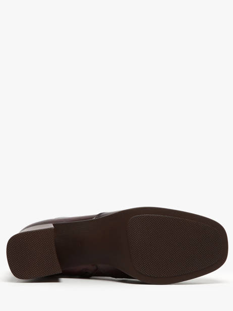 Enkellaarsjes Met Hak Cristel Uit Leder Dorking Rood women D9157 ander zicht 4