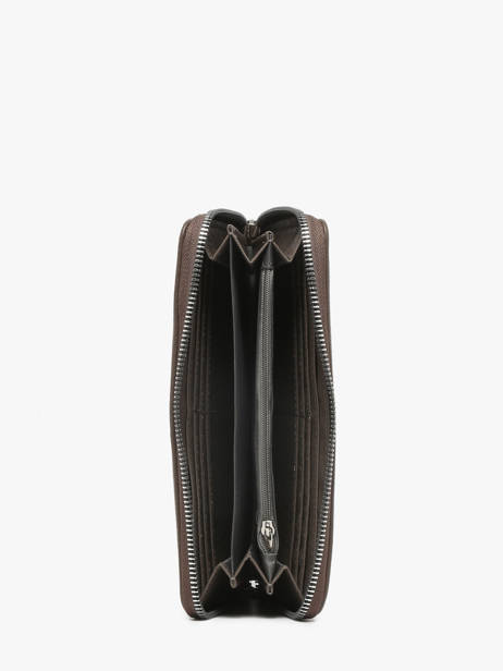 Portefeuille Classic Miniprix Bruin grained H1689 ander zicht 2