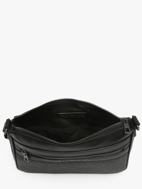 Cross Body Tas Tommy hilfiger Zwart monogram AM13577 ander zicht 2