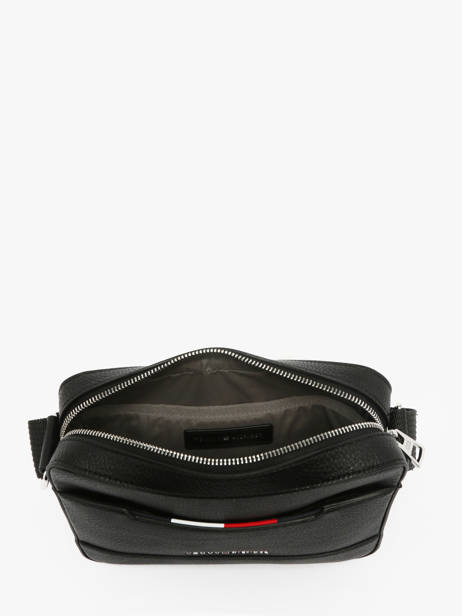 Cross Body Tas Tommy hilfiger Zwart central AM13489 ander zicht 2