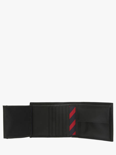 Portefeuille Leder Tommy hilfiger Zwart johnson AM00665 ander zicht 3