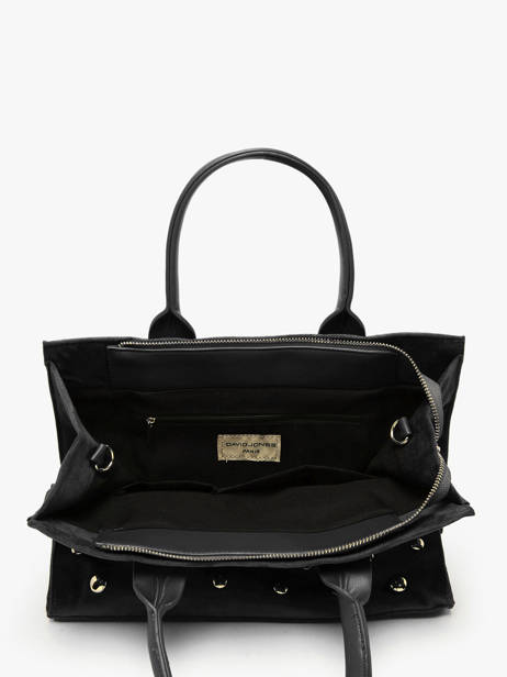 Handtas A4 Formaat Stud David jones Zwart stud CM7868 ander zicht 3