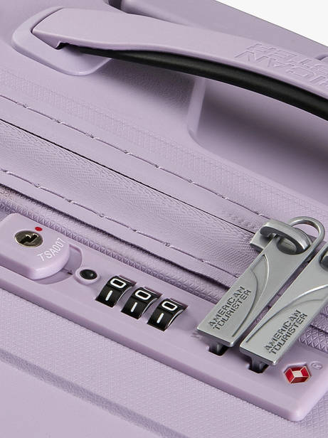 Harde Reiskoffer Airconic American tourister Violet airconic 88G003 ander zicht 1
