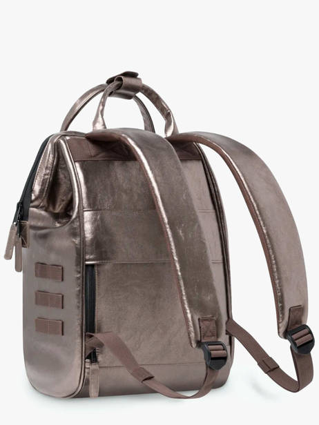 Personaliseerbare Rugzak Adventurer Medium Cabaia Bruin adventurer BAGS ander zicht 4