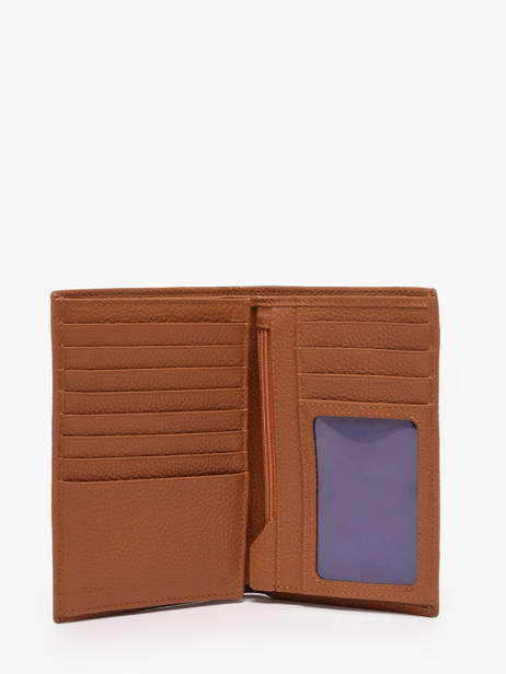 Verticale Portefeuille Charles Leder Le tanneur Bruin charles TCHA3312 ander zicht 1