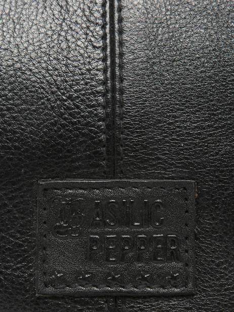 Handtassen Dakota Eyelet Leder Basilic pepper Zwart dakota eyelet BDAE22 ander zicht 4