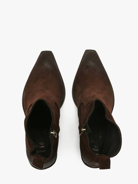 Santiago Laarzen Uit Leder Metisse Bruin women DX798 ander zicht 3
