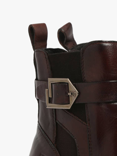 Enkellaarsjes Uit Leder Tt. bagatt Bruin women 41006461 ander zicht 2