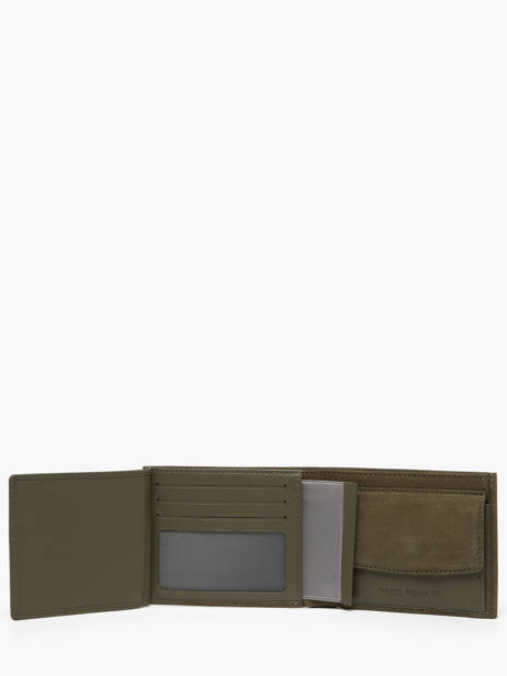Portefeuille Nubuck Leder Yves renard Groen nubuck 2607 ander zicht 2