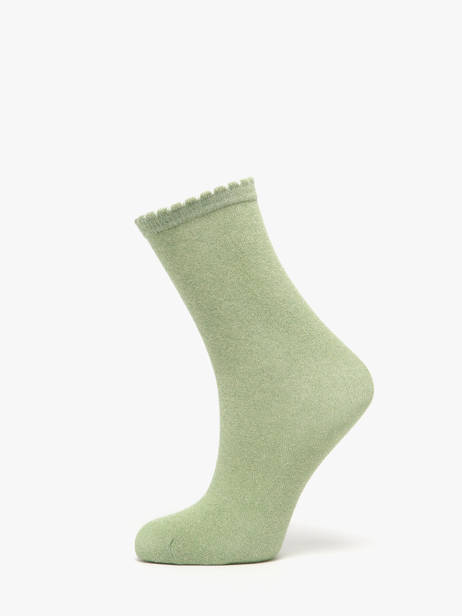 Sokken Pieces Groen socks women 17078534