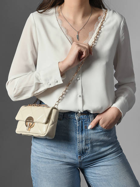 Cross Body Tas Nano Moon Leder Vanessa bruno Beige moon 84V40326 ander zicht 1