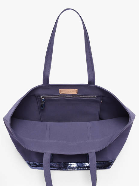 Handtas L Le Cabas Pailletten Vanessa bruno Violet cabas 1V40315 ander zicht 3