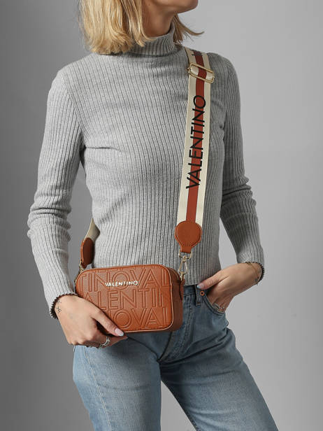 Cross Body Tas Pansy Valentino Bruin pansy VBS8PG15 ander zicht 1