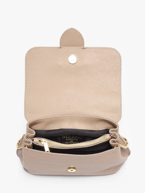 Handtas Velvet Caviar Leder Milano Beige velvet caviar VC25114 ander zicht 3