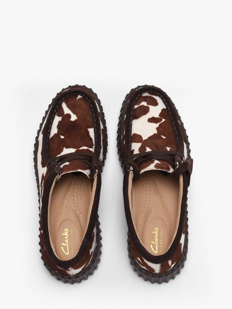 Derby Veterschoenen Met Platformzool Uit Leder Clarks Bruin women 26186666 ander zicht 3