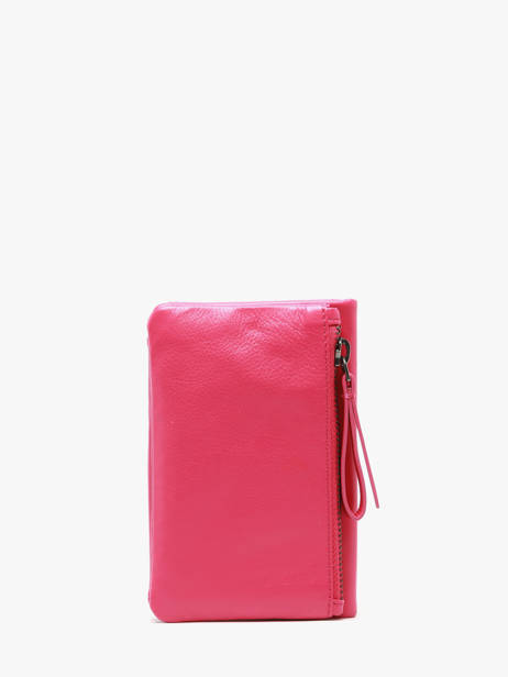 Portefeuille Wallet Leder Biba Roze wallet SFM4L ander zicht 3
