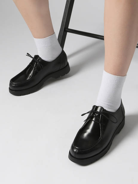 Derby Veterschoenen Uit Leder Kleman Zwart women PADRORB2 ander zicht 1