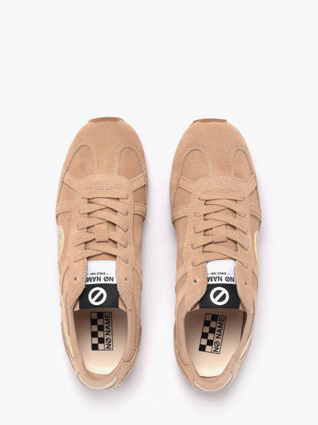 Sneakers Uit Leder No name Beige women EREZ04BA ander zicht 3