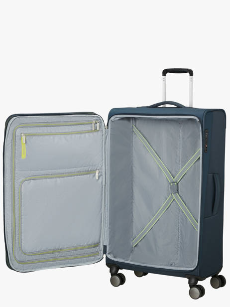 Soepele Reiskoffer Wanderlite American tourister Blauw wanderlite 158078 ander zicht 3