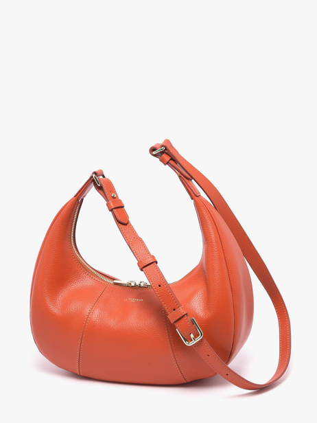 Cross Body Tas Juliette Leder Le tanneur Oranje juliette TJET1402 ander zicht 2