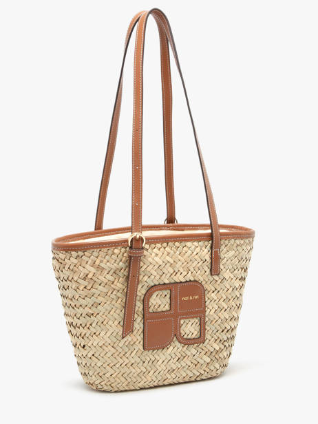 Schoudertas Paille Nat et nin Beige paille PL ander zicht 2