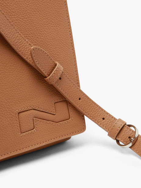 Cross Body Tas Dinant Leder Nathan baume Bruin n city 3 ander zicht 3