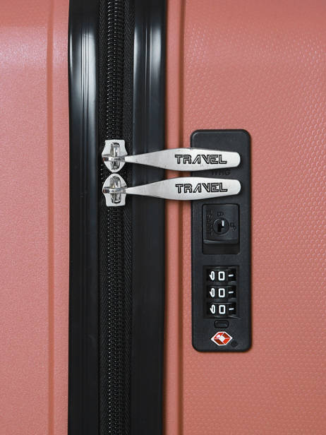 Harde Reiskoffer Montreal Travel Roze montreal L ander zicht 1