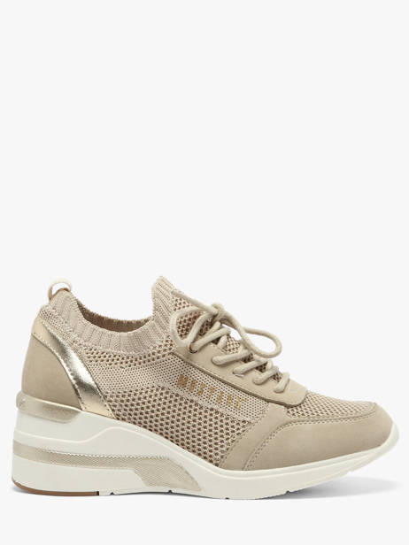 Sneakers Met Platformzool Mustang Beige women M0872001